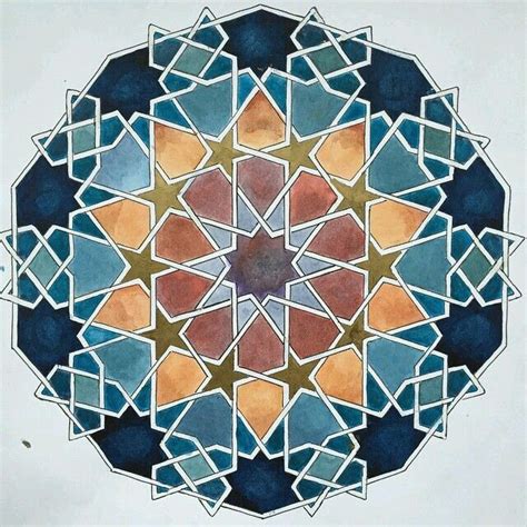 Pin by Sara.art94 on shape to draw | Islamic art pattern, Geometric art ...