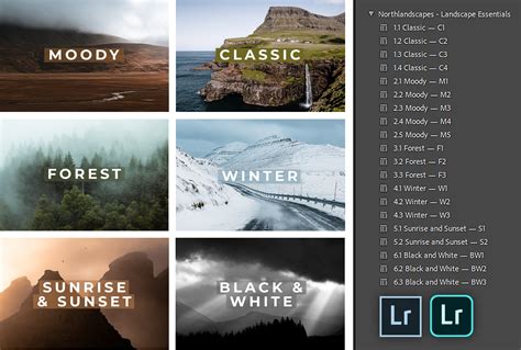 Essential Collection: 20 Landscape Lightroom Presets