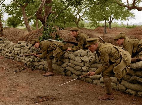 First World War centenary pictures: WWI images restored in colour ...