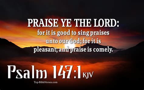 Psalm 147 KJV Inspirational Bible Verse Images | Psalm 147 Bible Quotes