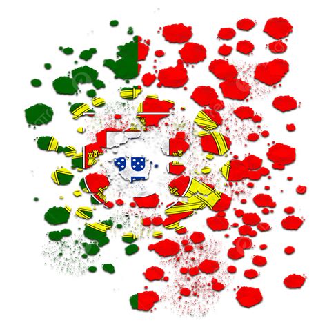 Portugal Dot Flag, Portugal Watercolor, Portugal Flag, Portugal PNG ...