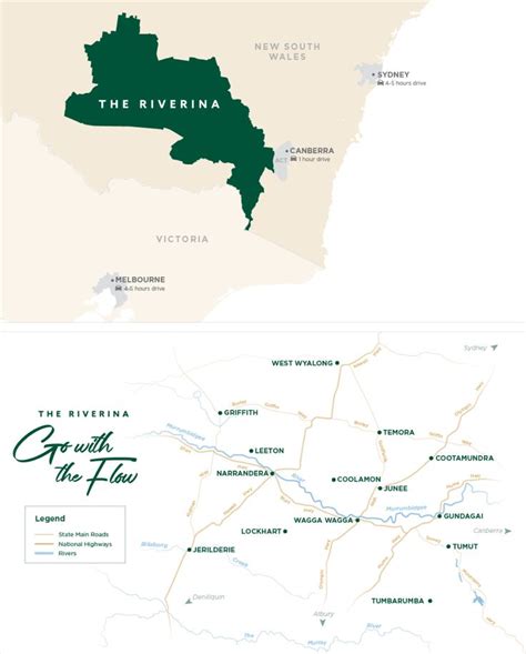 The Riverina Map | NSW Holidays & Accommodation, Things to Do, Attractions and Events | Wagga ...