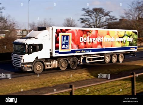 Aldi delivery truck hi-res stock photography and images - Alamy