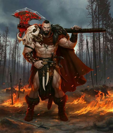 Éric Bloodaxe | Fantasy fighter, Viking character, Barbarian