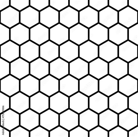 A seamless hexagonal pattern Stock Vector | Adobe Stock