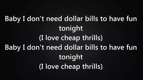 Sia - Cheap Thrills Ft. Sean Paul [Lyrics] Chords - Chordify