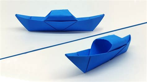 How To Make A Paper Boat Canoe