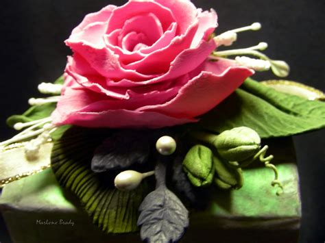 Marlene Brady: Air Dry Polymer Clay Flowers #1