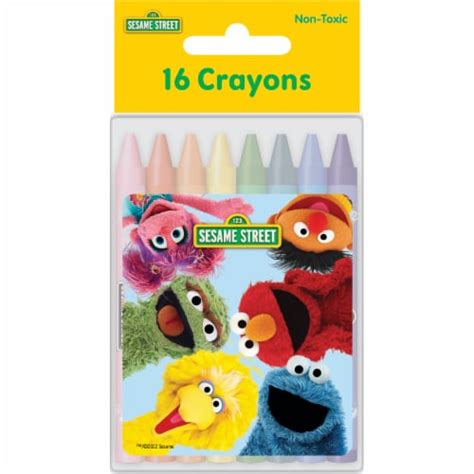 Leap Year Publishing Sesame Street Crayons with Reusable Case, 16 ct - Pick ‘n Save