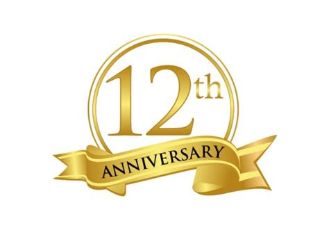 12th Anniversary Celebration Logo Vector Graphic by DEEMKA STUDIO ...