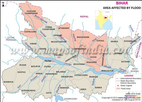 Areas Affected by Flood in Bihar | Map in News