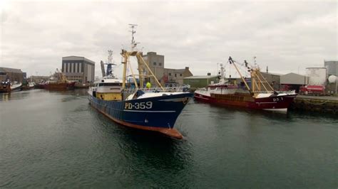 Aerial Film of Peterhead Harbour, Aberdeenshire, Scotland. - YouTube