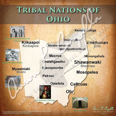 Tribal Nations of Ohio Map Puzzle Native American Wisdom, Native ...