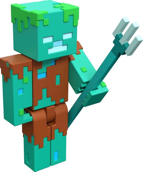 Minecraft Drowned 3.25" Figure | Walmart Canada