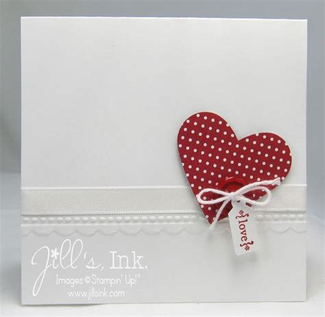 Needlepoint Border Heart Card | Valentines cards, Valentine heart card, Cards handmade