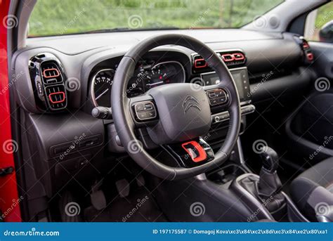 New Citroen C3 Aircross Interior Design Editorial Photography - Image ...