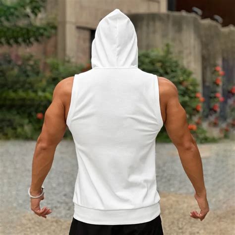 Printed Cotton Men's Fitness Workout Tank Top - Men's Fitness Apparel ...