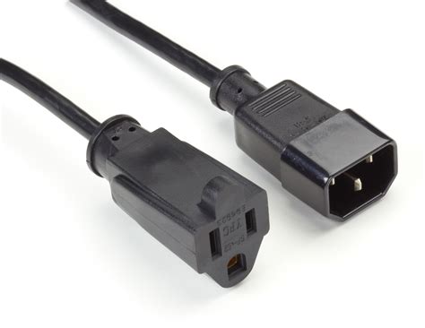 Power Cord - NEMA 5-15R to IEC-60320-C14 | Black Box