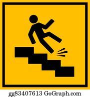 450 Falling Down Stairs Clip Art | Royalty Free - GoGraph