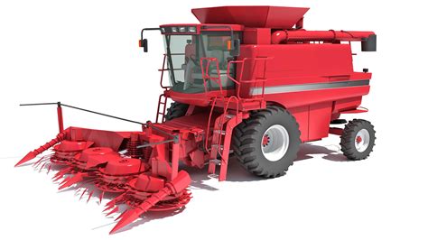 farm Combine Harvester 3D model | CGTrader