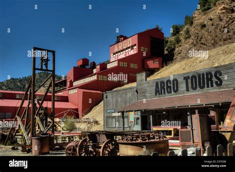 Historic Argo gold mill and museum, Idaho Springs, Colorado Stock Photo ...