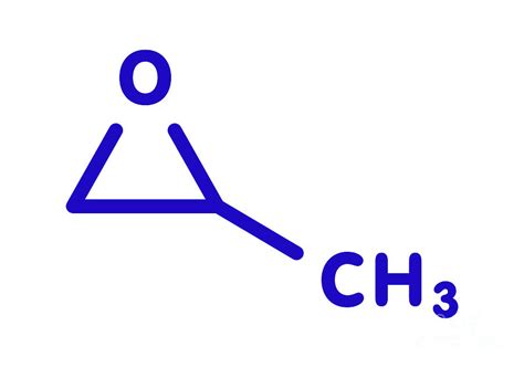 Propylene Oxide Molecule Photograph by Molekuul/science Photo Library