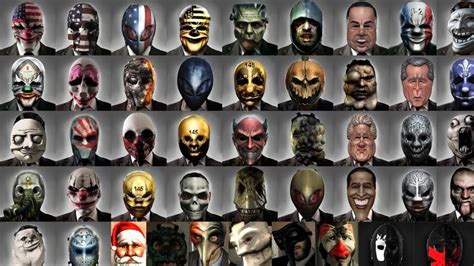 Payday 2 Masks | Becoming someone else | Pinterest | Payday 2, Search ...