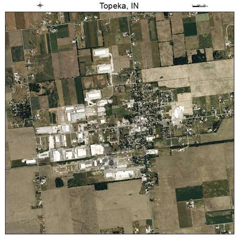 Aerial Photography Map of Topeka, IN Indiana