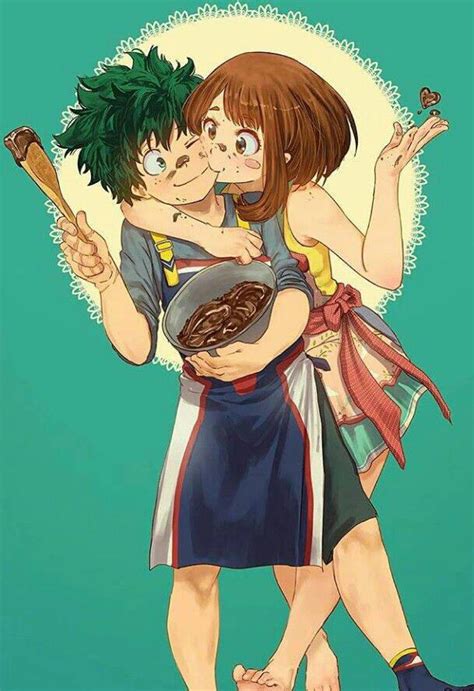 Deku x Uraraka by AnimeKing1999 on DeviantArt