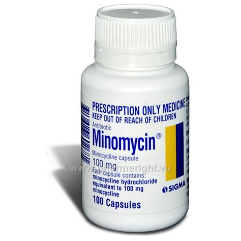 Minomycin 100mg - PharmaRight.vu