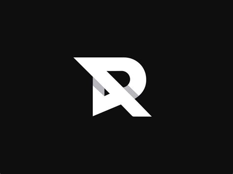 R | Letter logo design, Minimal logo design, Initials logo design