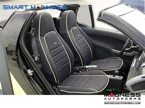 smart fortwo Seat Covers - Custom Neoprene Design - 451 model, MAD37-10516