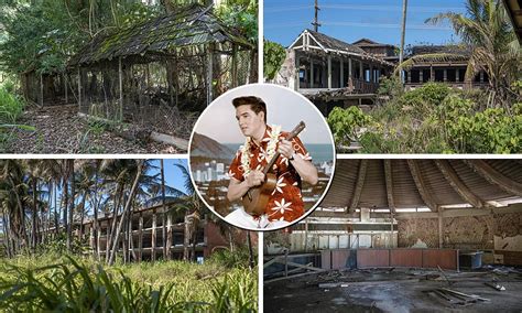 Inside the once-glittering Coco Palms Resort host to stars like Elvis Presley and Frank Sinatra ...