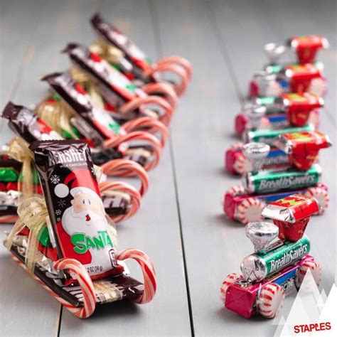 Candy Santa sleigh and train | Christmas classroom treats, Christmas ...