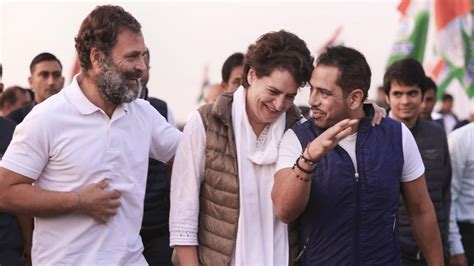 In Photos: Priyanka Gandhi Vadra, Sachin Pilot join Bharat Jodo Yatra in Madhya Pradesh