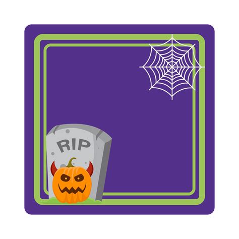 Illustration of Halloween frame 39598987 Vector Art at Vecteezy