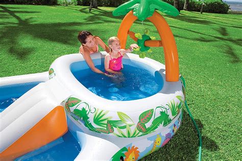 Buy Kids Inflatable Pool. Small Kiddie Blow Up Above Ground Swimming ...