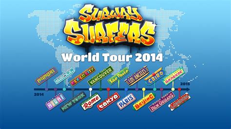 Subway Surfers World Tour 2014 - YouTube