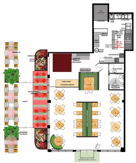 Restaurant Floor Plan Layout : Raymond Haldeman Cafeteria Planos ...