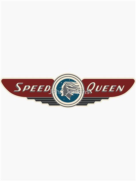 "Speed Queen" Sticker for Sale by John Jenkins | Redbubble