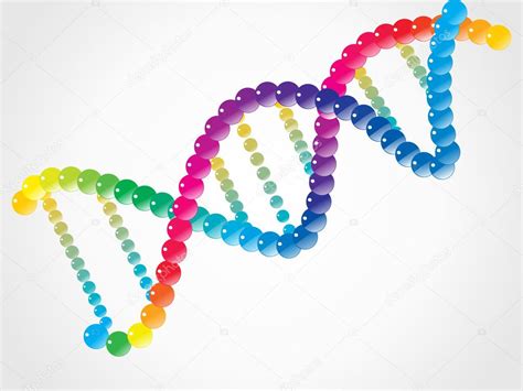 Dna spiral, isolated on white — Stock Vector © alliesinteract #2501298