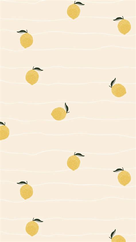 Lemon iPhone wallpaper, mobile background, | Premium Vector - rawpixel