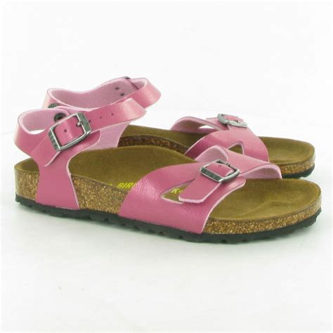 Birkenstock Rio Kids Sandals in Rose Pink