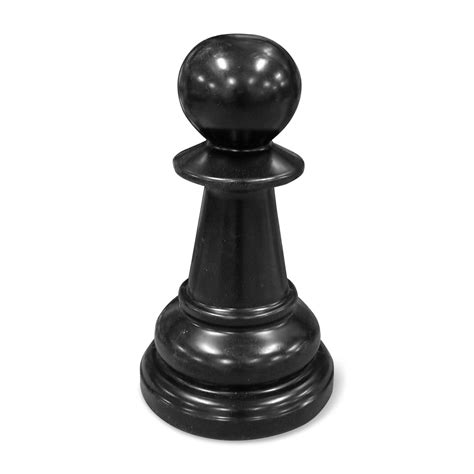 MegaChess 20 Inch Black Perfect Pawn Giant Chess Piece