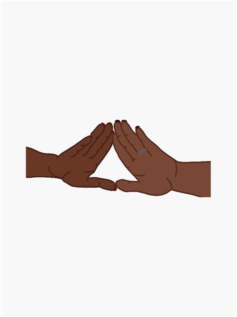 "Delta hand sign" Sticker for Sale by carrielligraphy | Redbubble