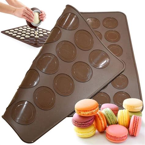 30/48 Holes Silicone Mat For Oven Macaron Silicone Baking Mat Non Stick Baking Macaron Cake Pad ...