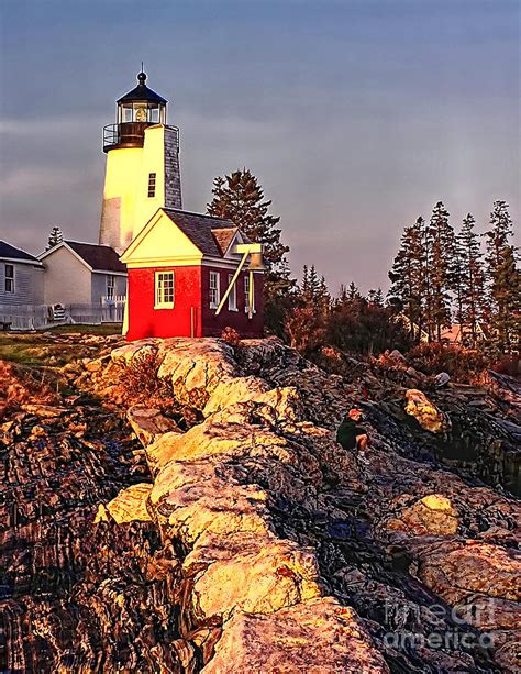 Pemaquid Point Lighthouse Maine Photograph by Nick Zelinsky