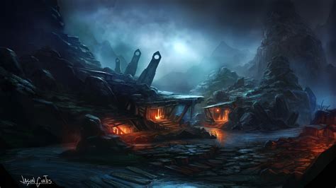 Fantasy Landscape by AtTheSpeedOf on Newgrounds