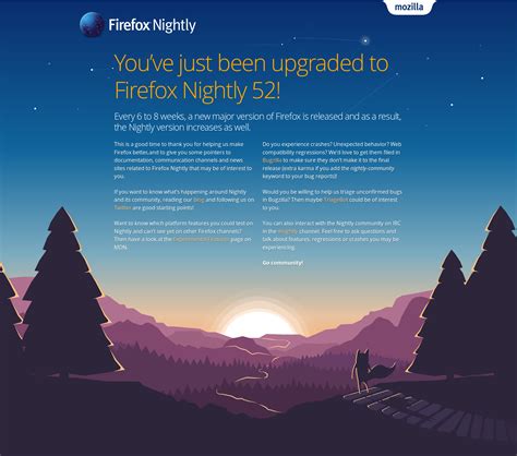 Firefox Nightly got its “What’s New” page back last week! – Firefox ...