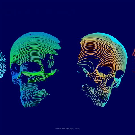Colorful Skull Wallpapers - 4k, HD Colorful Skull Backgrounds on WallpaperBat